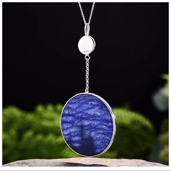 Artisan Handmade Aventurine 925 Silver The Zuwena Cathedral Necklace - Picture 4 of 7